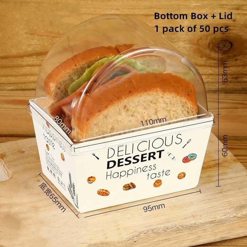 Sandwich Cardboard Box-B-50pcs