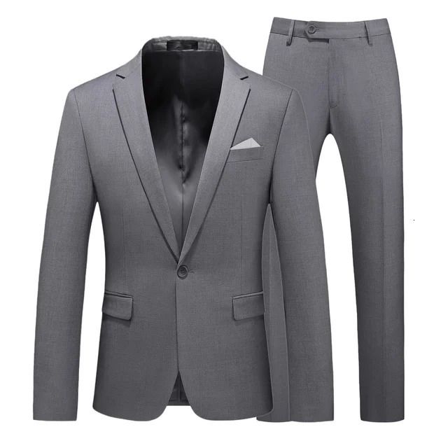 1 Button Gray