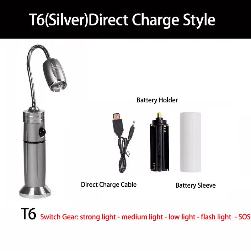 Kleur uitzenden: T6 (zilver) USB Direct