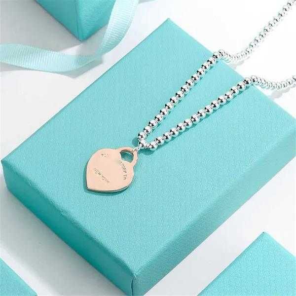 Rose Gold Love Necklace 45cm