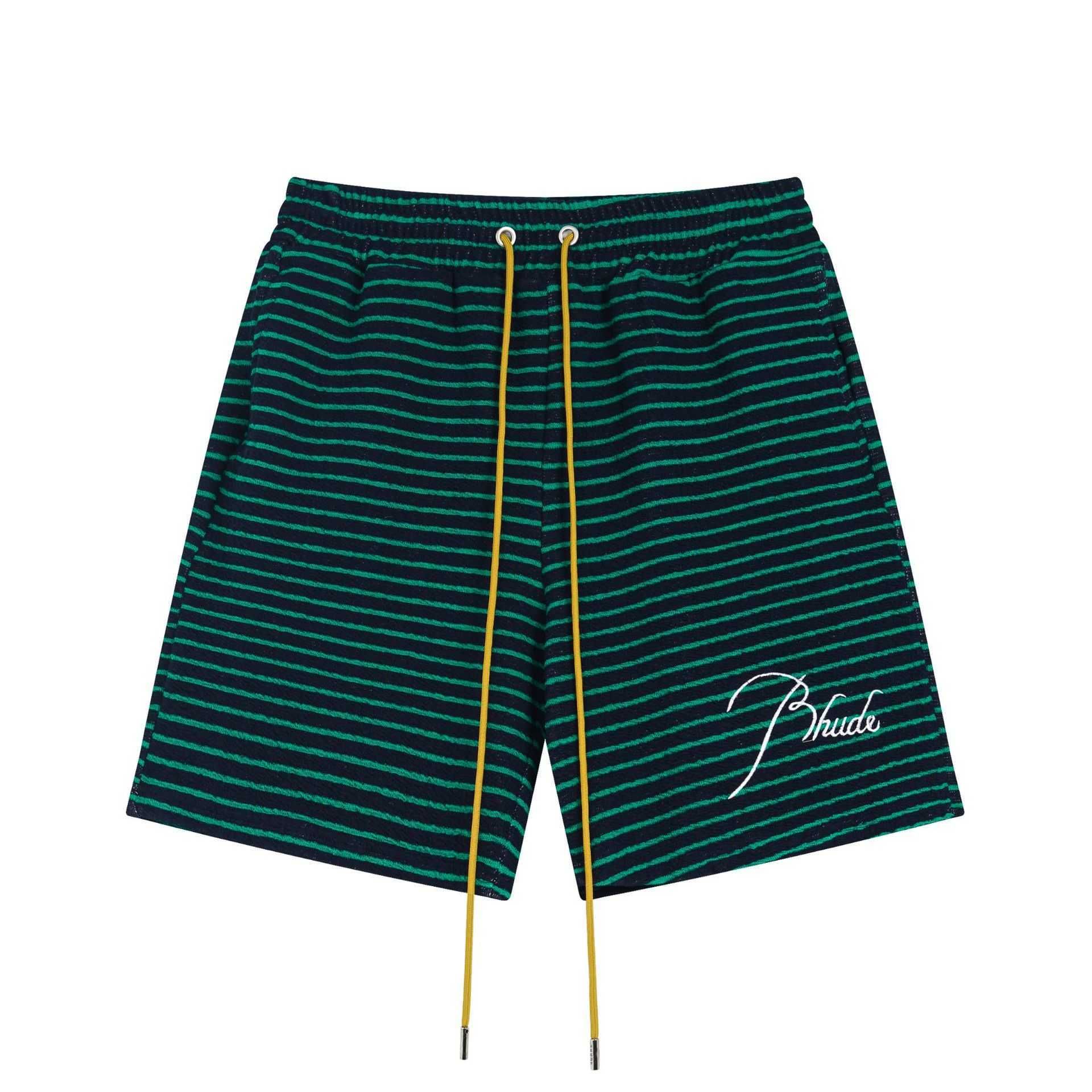 D5057 Dark Green Stripe