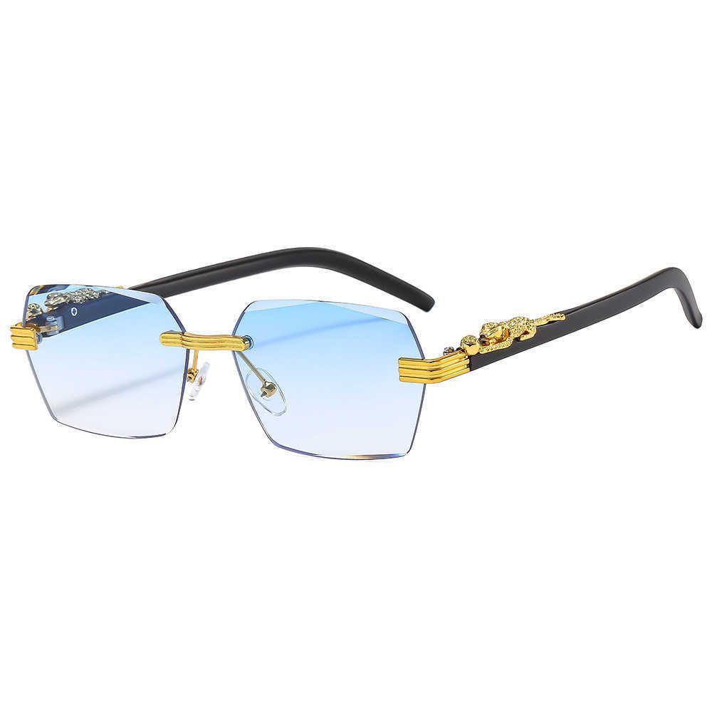 Gold Frame Progressive Blue Slice