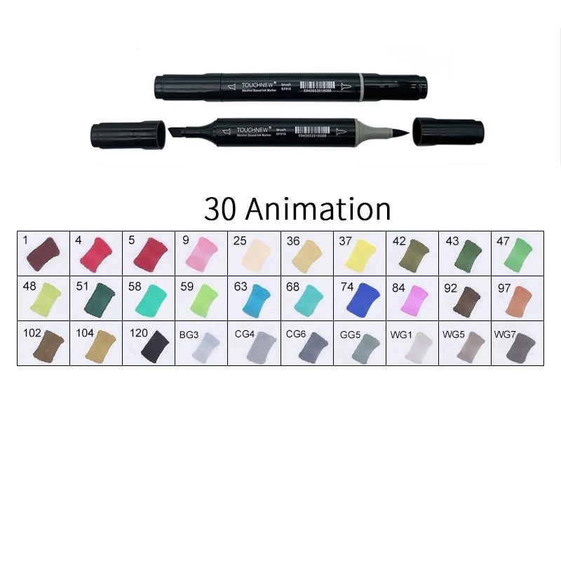 30 Animation colors