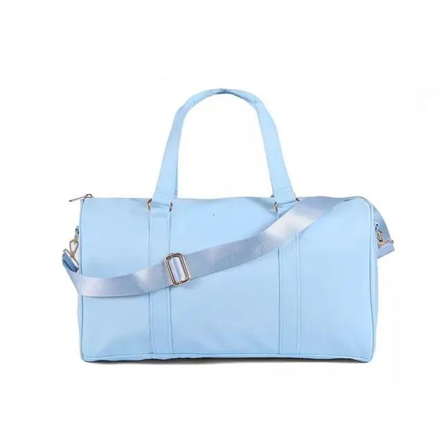 Blue Duffel Bag