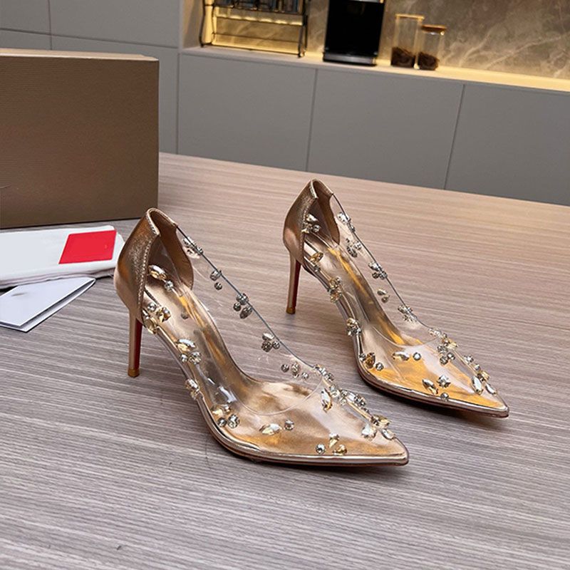 Gold 3 10.5cm heels