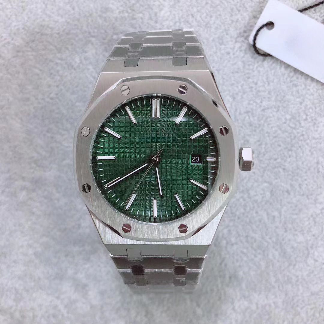 Steel Case Green Dial