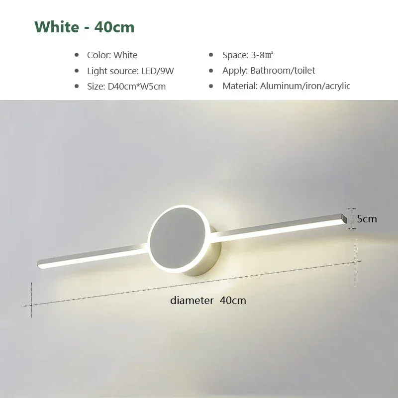 Neutral light White 40cm