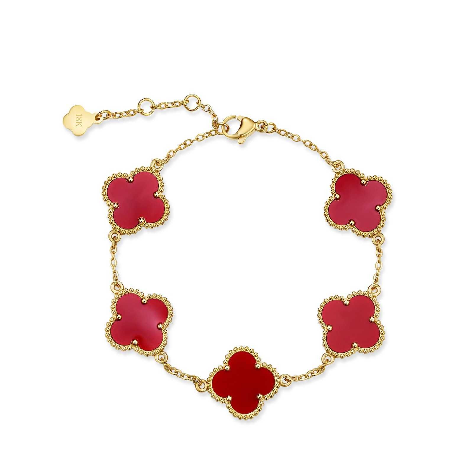 Clover Bracelet Red