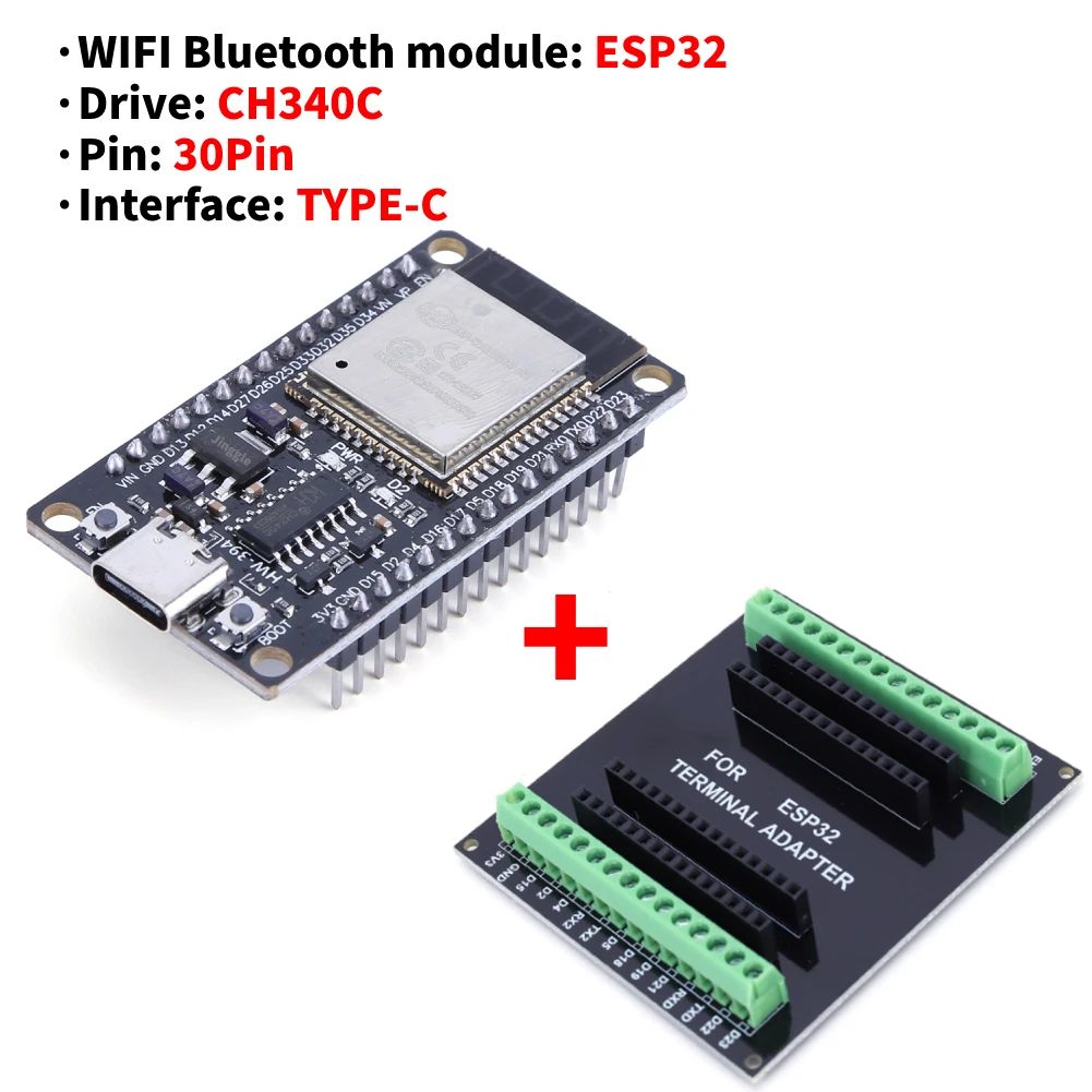 Couleur: ESP32 Type C-Board