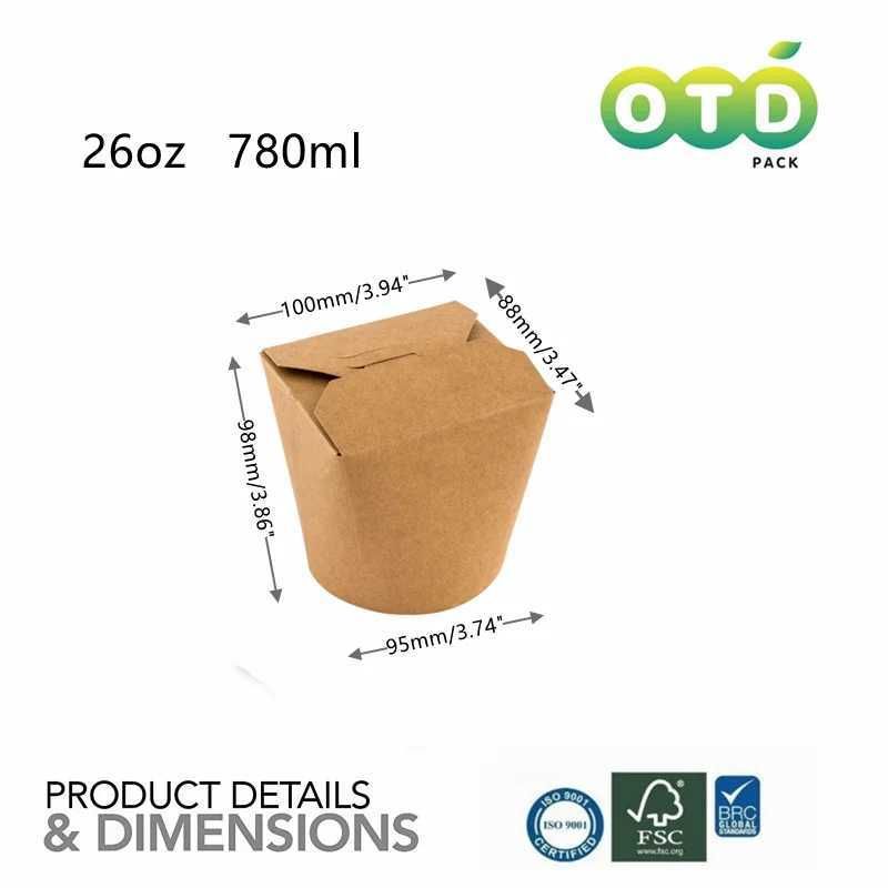 26 oz Kraft Paper-80pcs