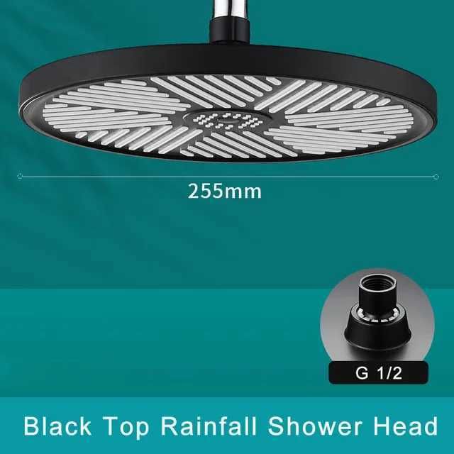 黒いトップシャワー