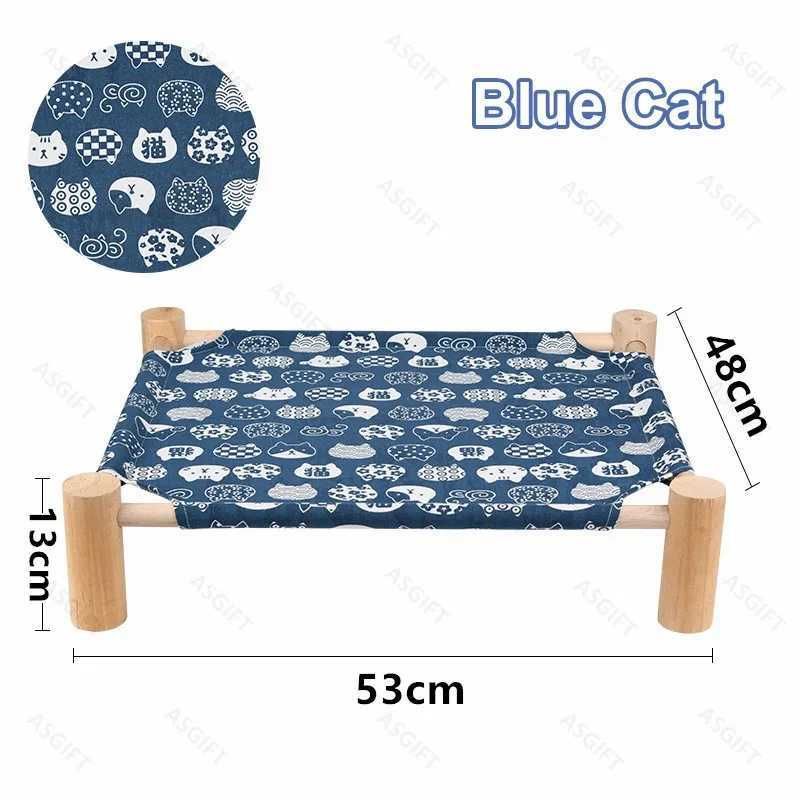 Bed Blue Cat