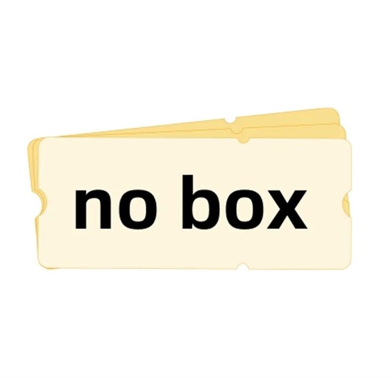 bez pudełka