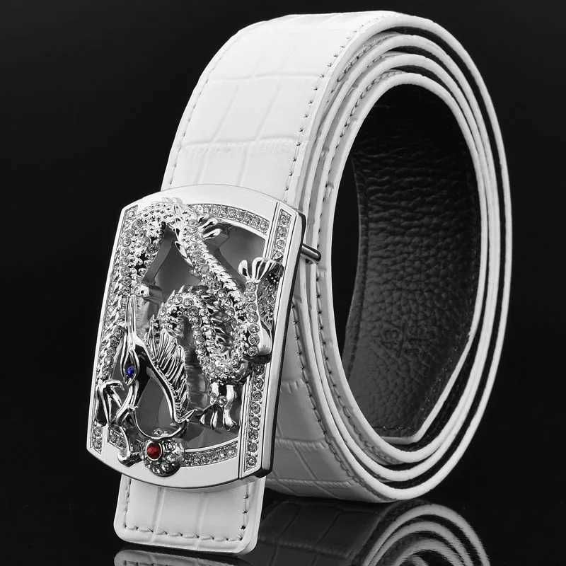 White Silver Buckle