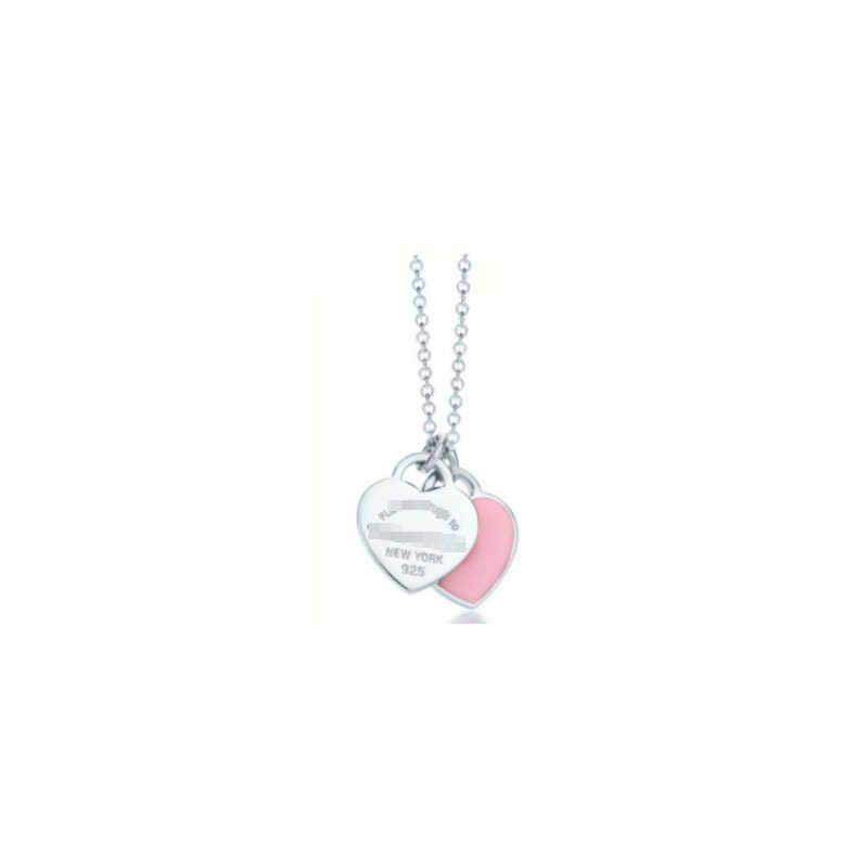 Coeurs roses-argent 925