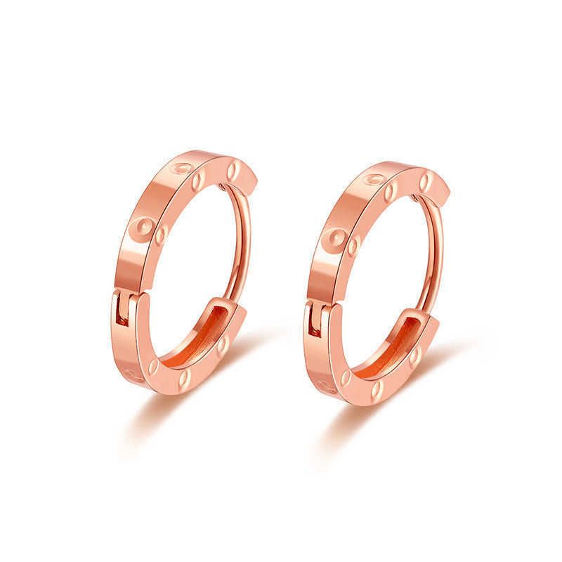 18K Rose Gold Ear Buckle-AU750