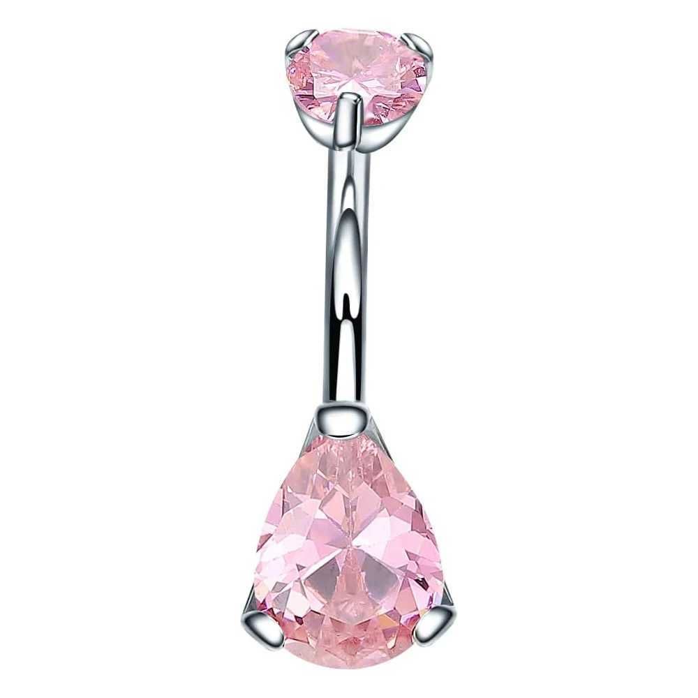 Teardrop Pink CZ