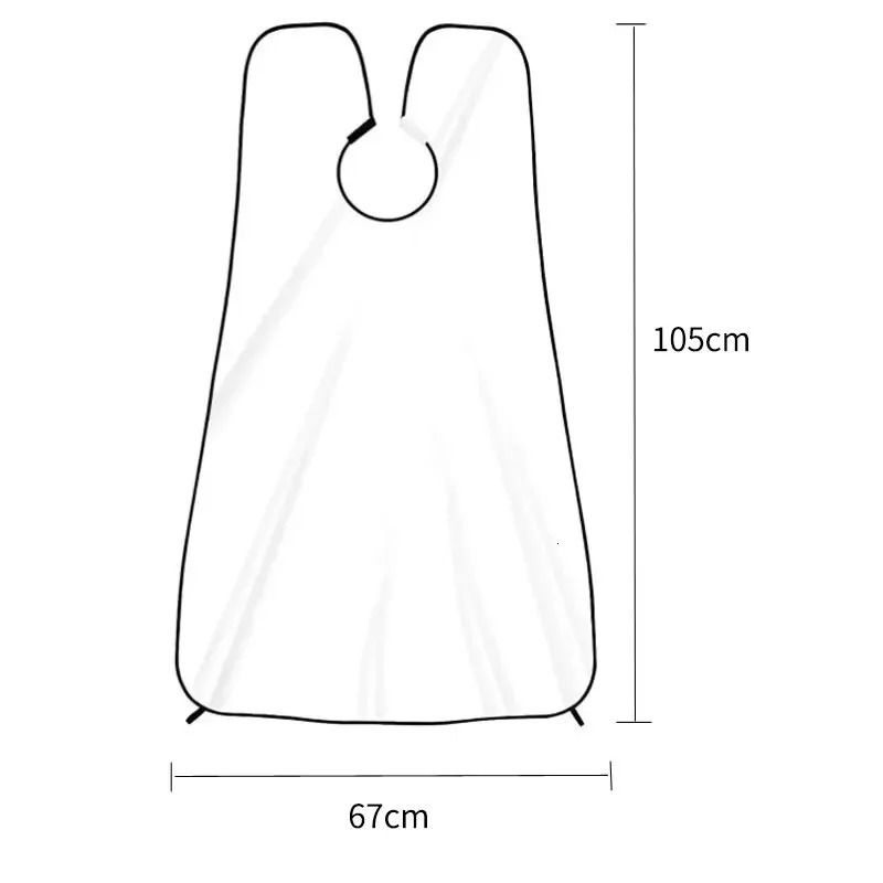 Shaving Apron White