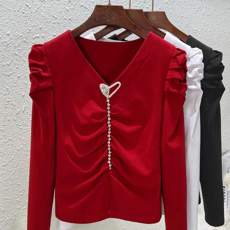 Red long sleeved