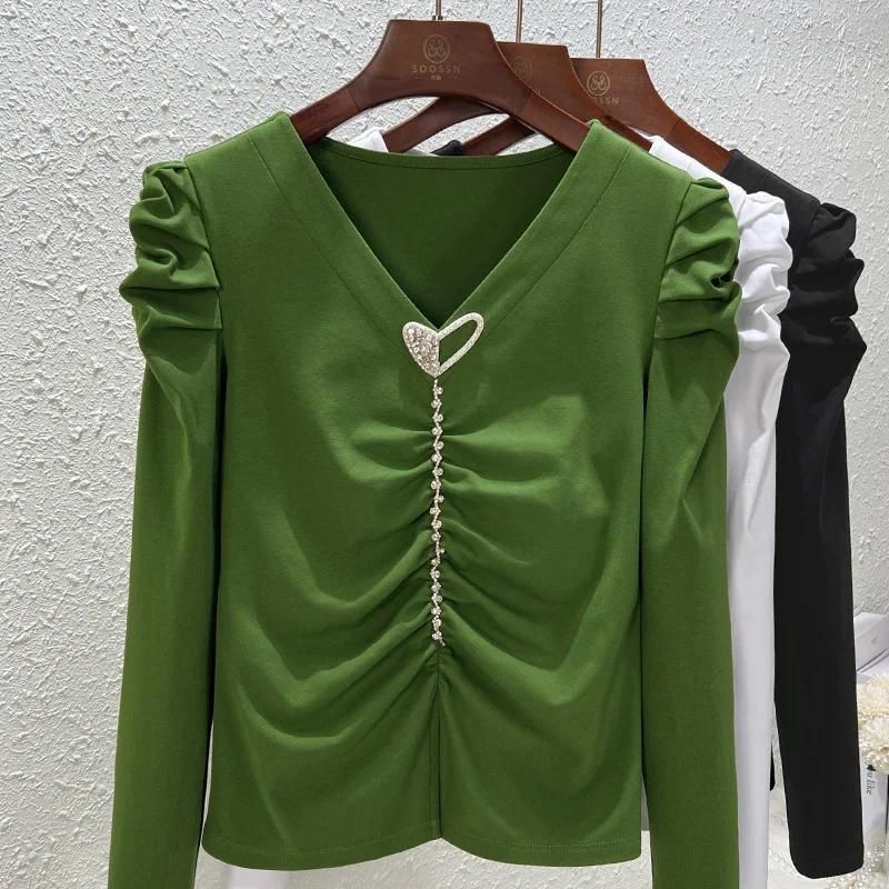 Green long sleeved