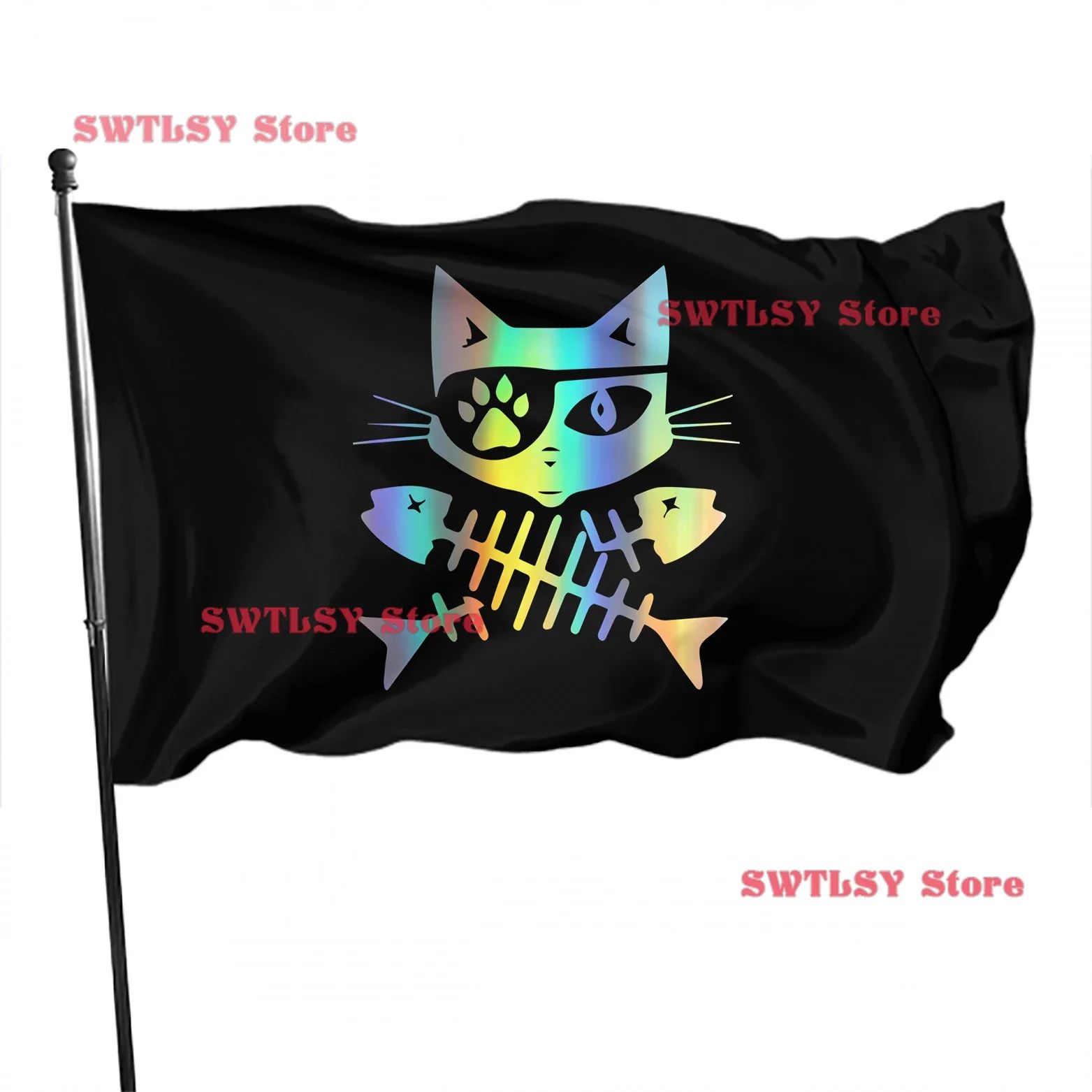 Färg: Pirate Cat 4Size: 120 x 180 cm