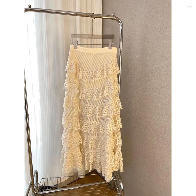 Half skirt-beige