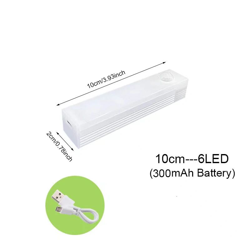 10CM-6LED أبيض