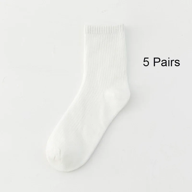 5Pairs White