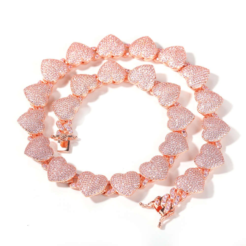 Bracelet rose-7 pouces