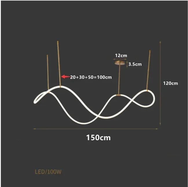 Remote dimming 150 cm B