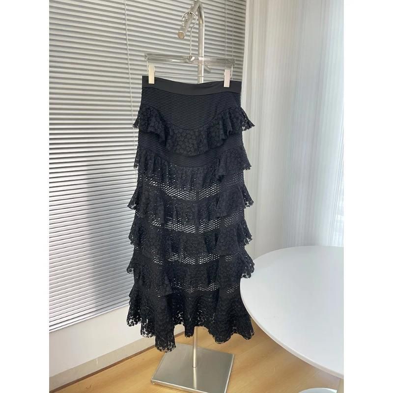 Half skirt-black
