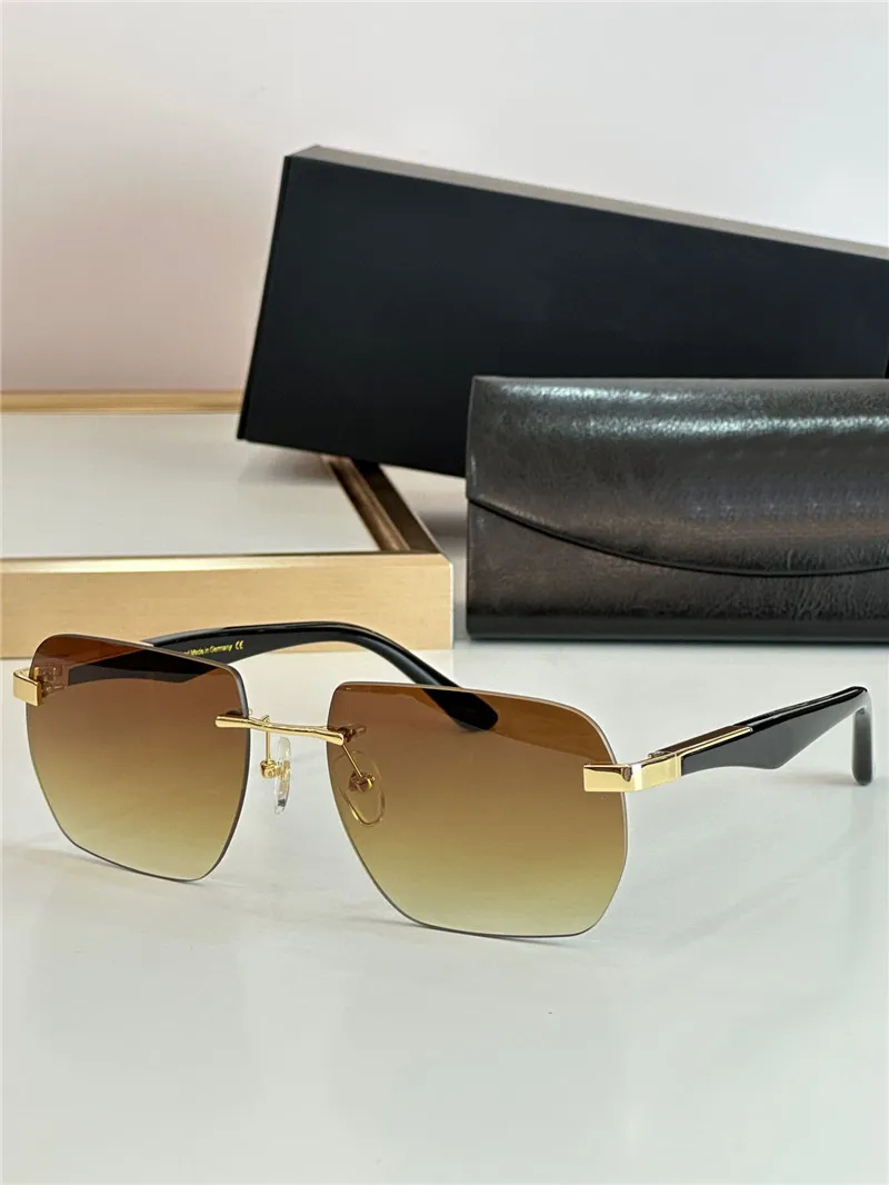 Gold brown black temples
