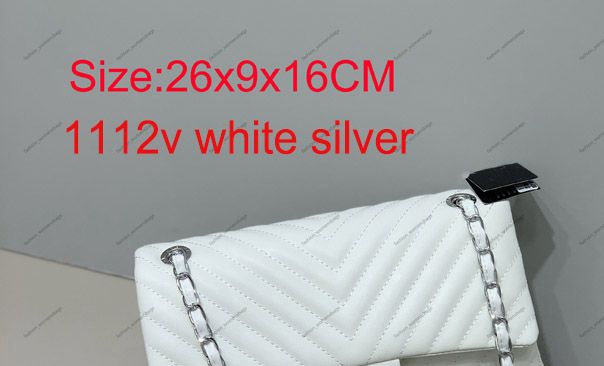 1112 26CM V white&silver