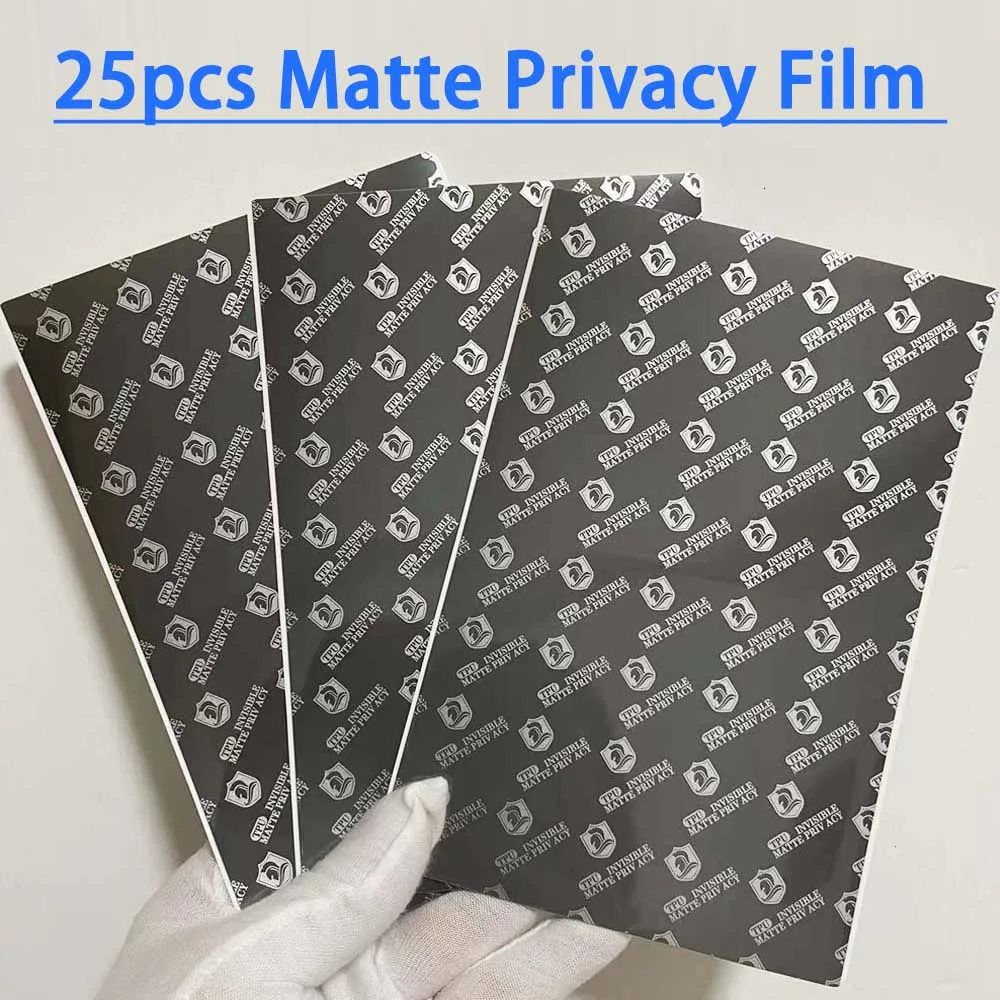 Película de 25 piezas de privacidad mate-hidrogel
