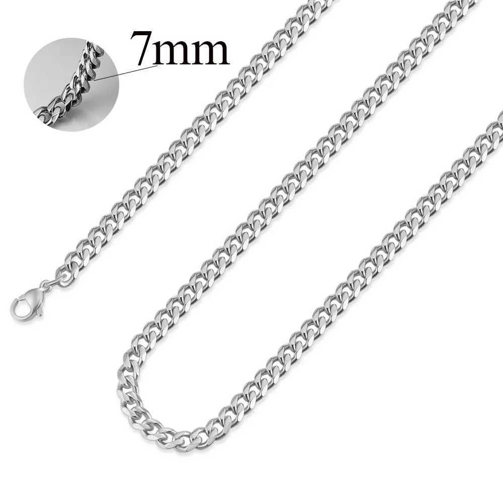 7mm silver-70cm