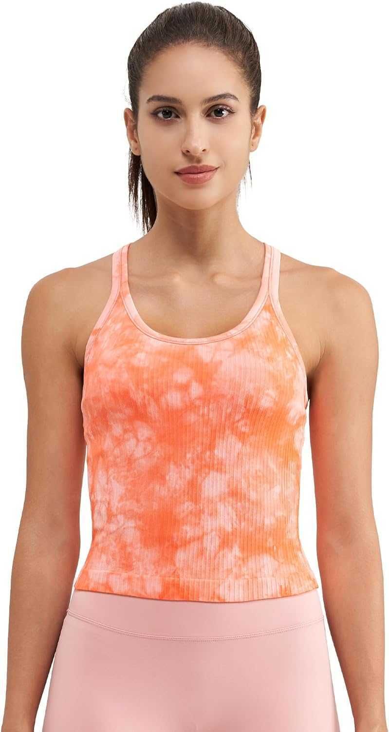 Tie Dyed Coral Color