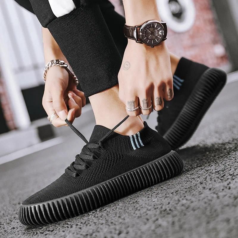 Black B-low top