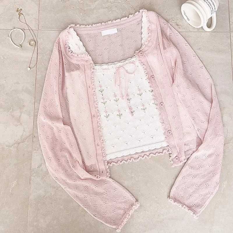 Knitted Top Cardigan