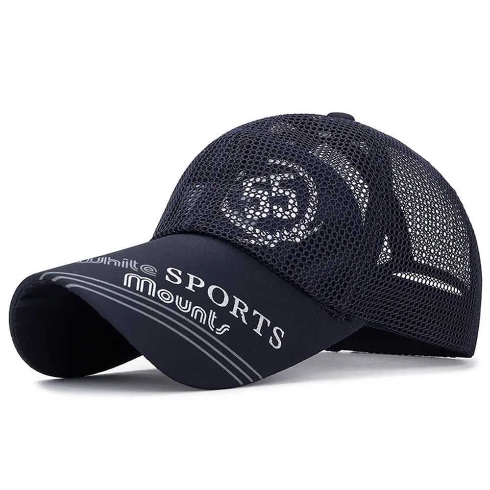 Navy Mesh Cap