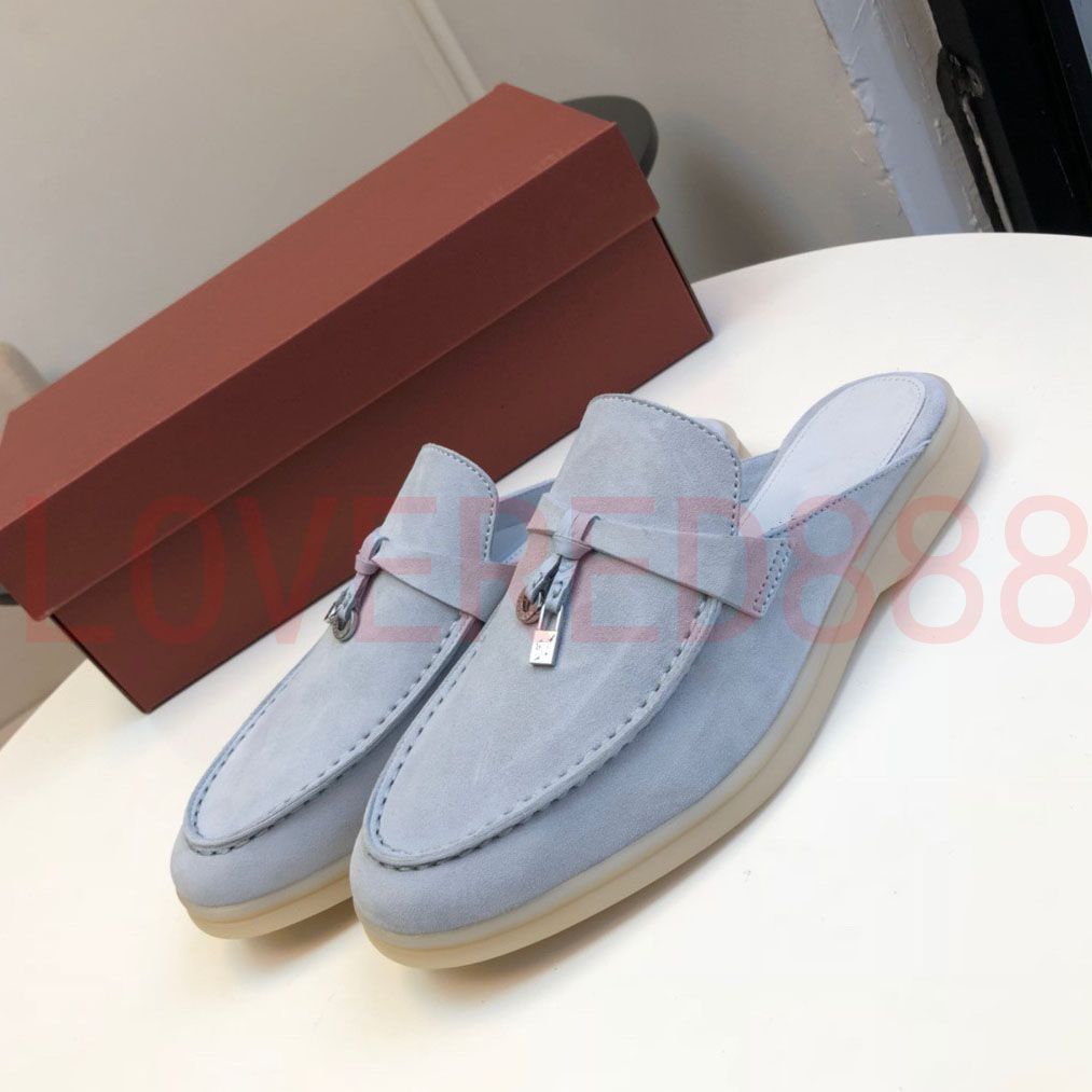 Sky blue slipper