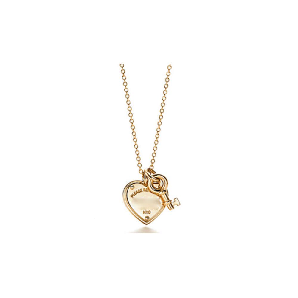 Rivet Heart Key Gold-925 Silver