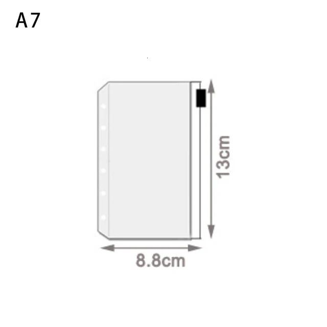 5PCS A7ジッパーポーチ