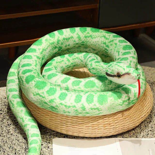 ライトグリーンヘビ