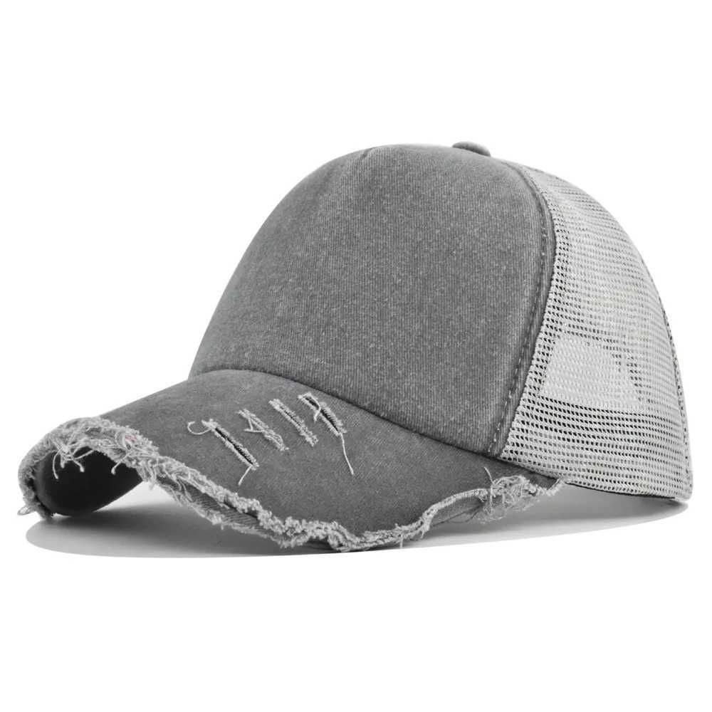 Gray Baseball Cap