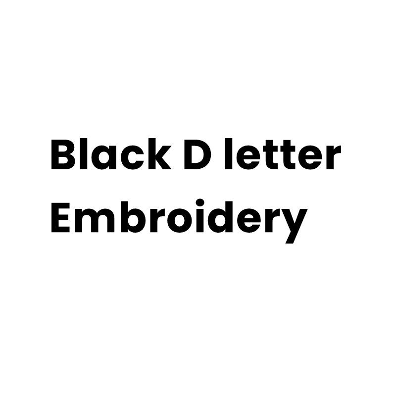 Black D letter