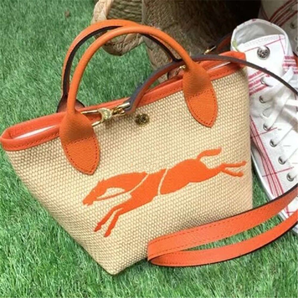 Grass Woven Horse Orange