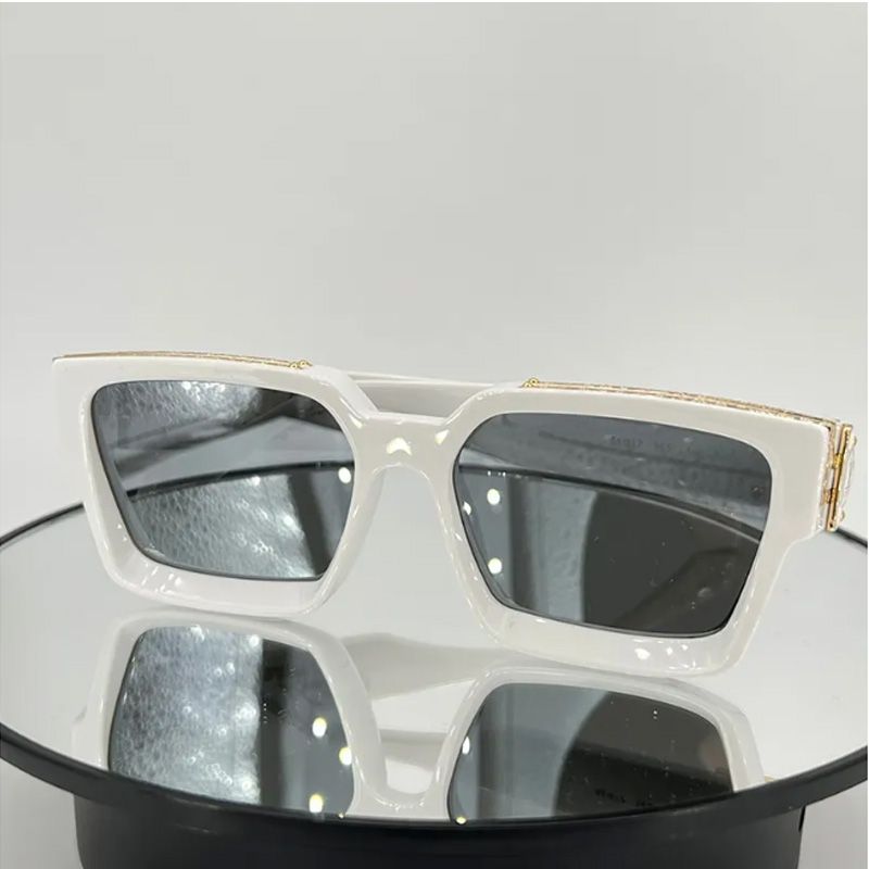 White gold silver mirror lens