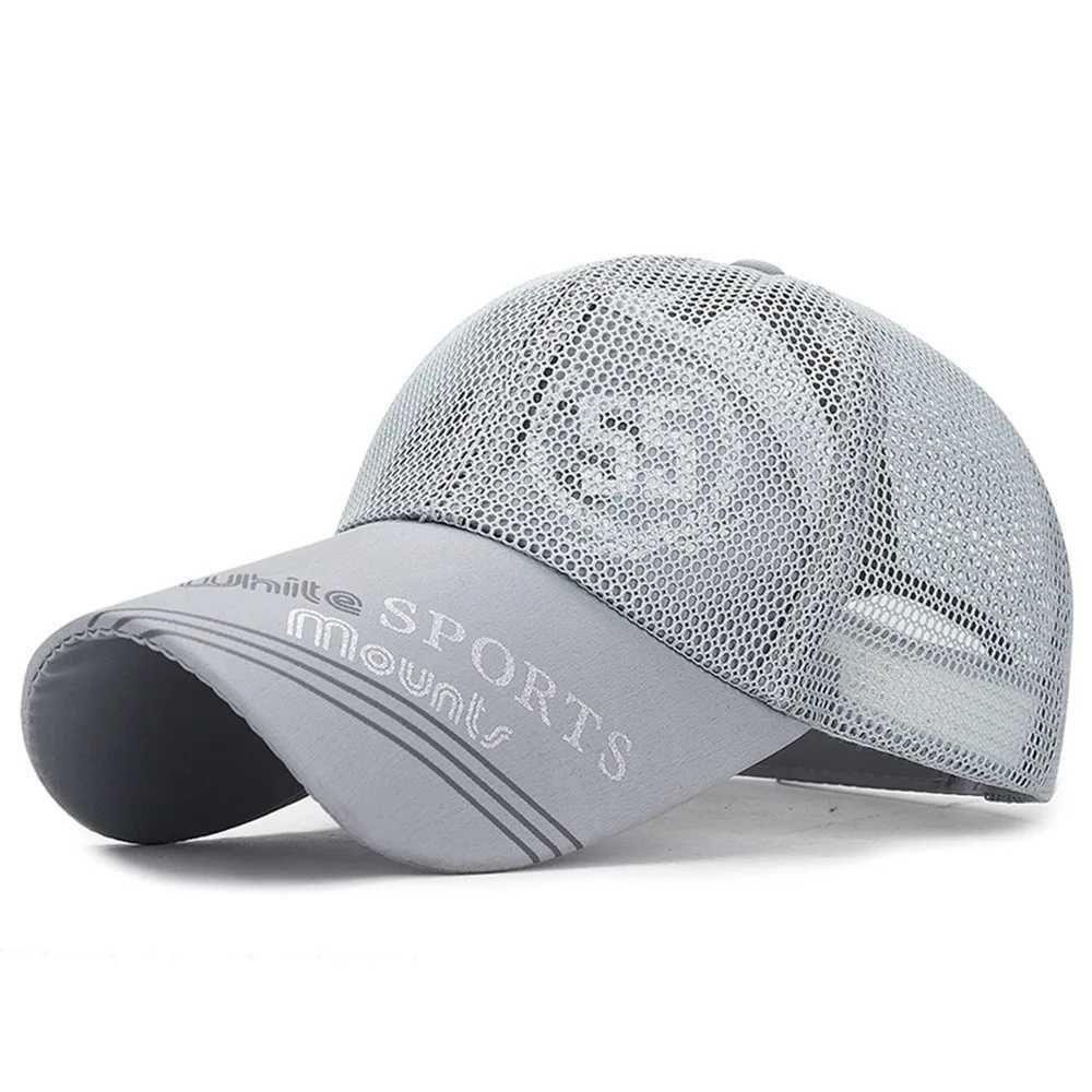 Gray Mesh Cap