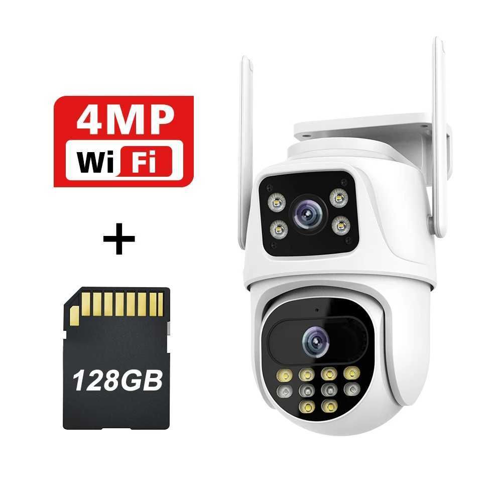 4MP WiFi Adicionar 128g TF-AU Plug