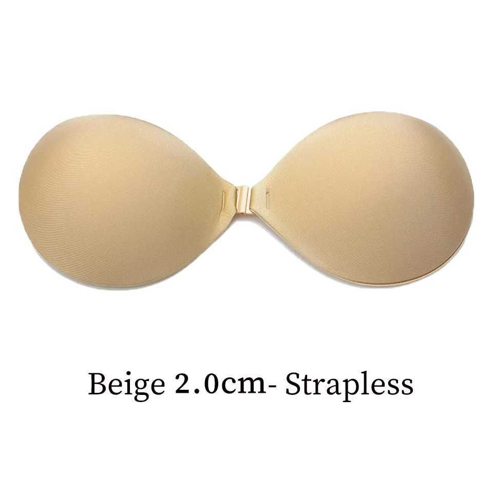 2 cm Beige Strapless-XL